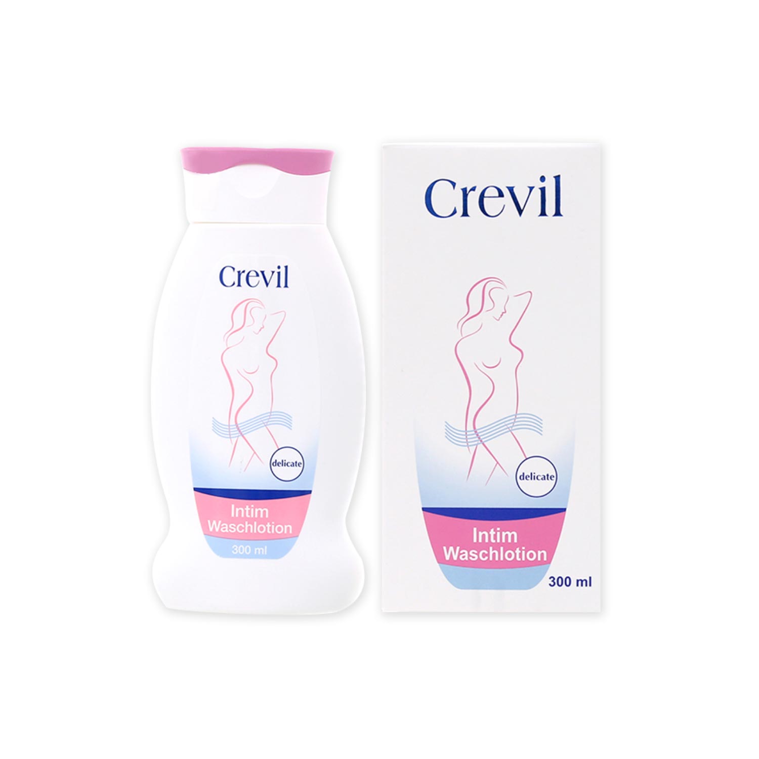 DUNG DỊCH VỆ SINH PHỤ NỮ – CREVIL INTIM WASCHLOTION 300ML