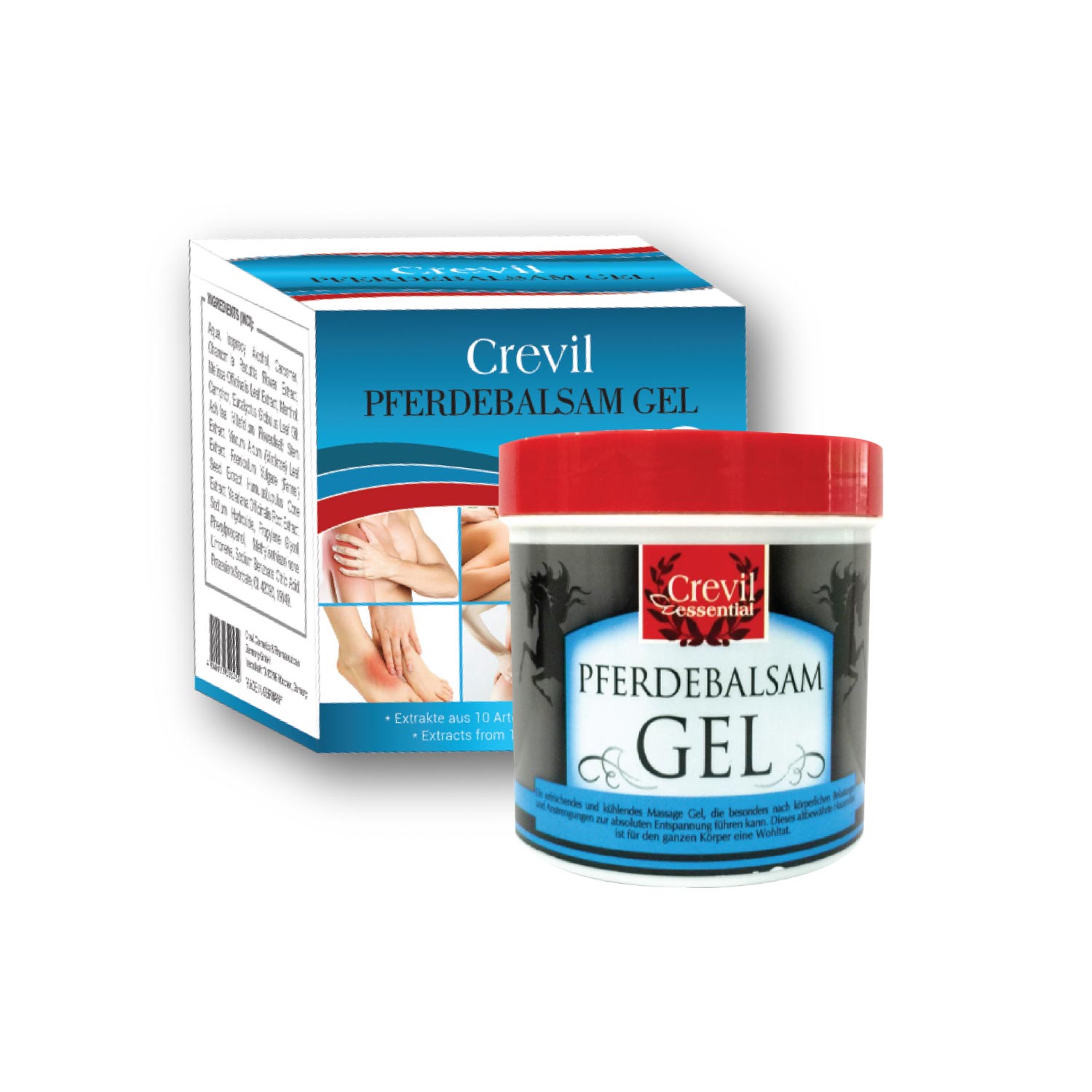 GEL THOA GIẢM NHỨC MỎI CREVIL ESSENTIAL PFERDEBALSAM GEL